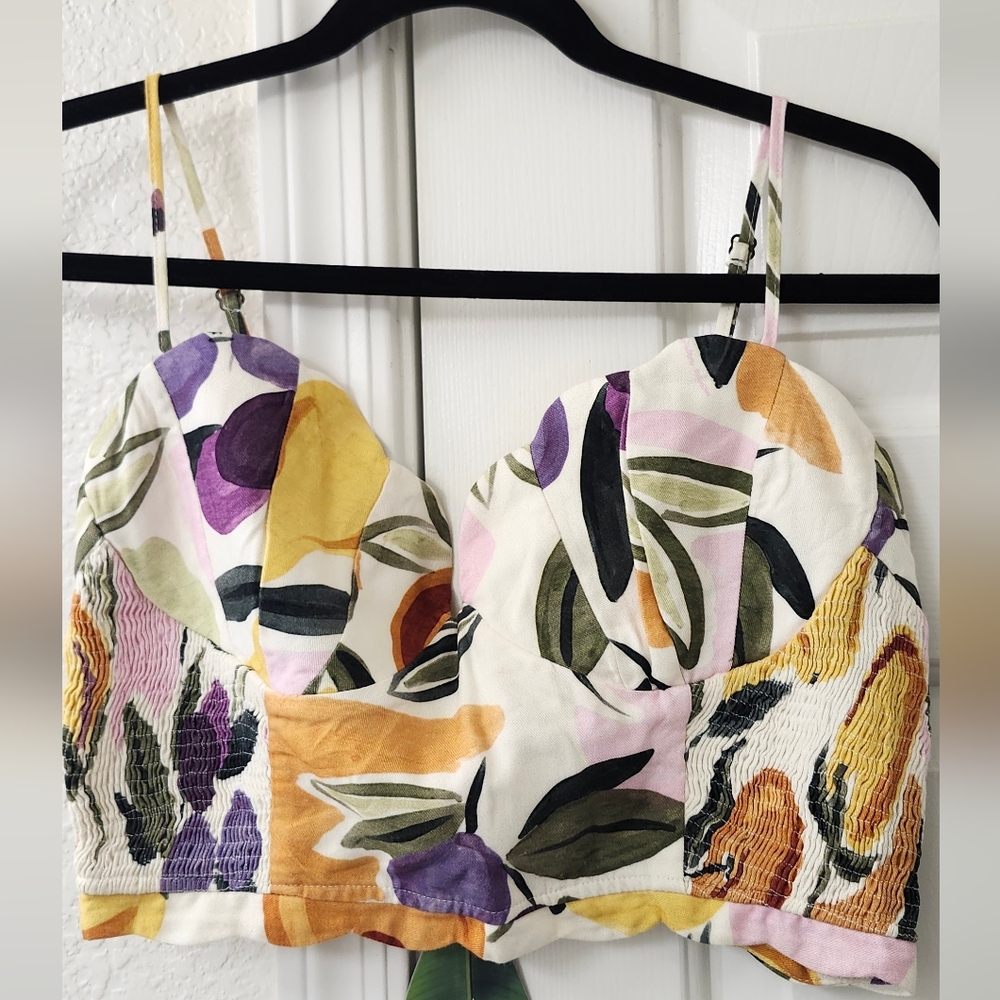Farm Rio Fruit Multicolor Crop Top